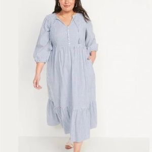 Old Navy 3/4-Sleeve All-Day Maxi Swing Dress 4X